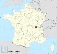 Localisation de Asnières-sur-Saône, code postal 1570