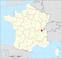 Localisation de Béard-Géovreissiat, code postal 1460