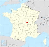 Localisation de Paray-le-Frésil, code postal 3230