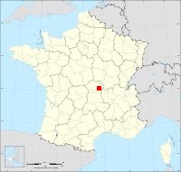 Localisation de Périgny, code postal 3120