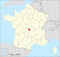 Localisation de Sainte-Thérence, code postal 3420