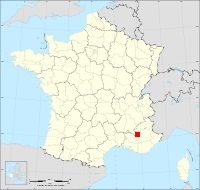 Localisation de Châteauneuf-Miravail, code postal 4200