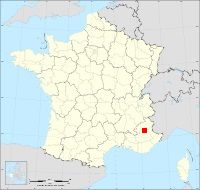 Localisation de Saint-Martin-lès-Seyne, code postal 4140