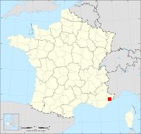 Localisation de Bézaudun-les-Alpes, code postal 6510