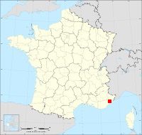 Localisation de Châteauneuf-Grasse, code postal 6740