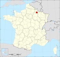 Localisation de Vouziers, code postal 8400