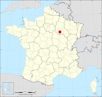 Localisation de Fresnoy-le-Château, code postal 10270