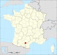 Localisation de Labécède-Lauragais, code postal 11400