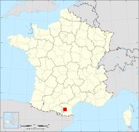 Localisation de Rennes-le-Château, code postal 11190