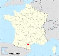 Localisation de Sallèles-Cabardès, code postal 11600