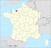 Localisation de Bénouville, code postal 14970