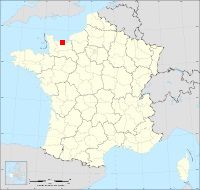 Localisation de Bény-sur-Mer, code postal 14440