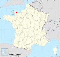 Localisation de Géfosse-Fontenay, code postal 14230