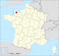 Localisation de Monfréville, code postal 14230