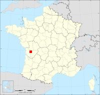 Localisation de Blanzac-lès-Matha, code postal 17160