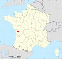 Localisation de Landes, code postal 17380