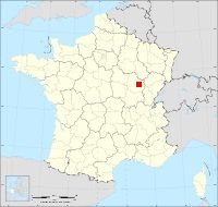 Localisation de Asnières-lès-Dijon, code postal 21380