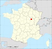 Localisation de Grésigny-Sainte-Reine, code postal 21150