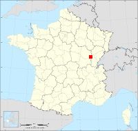 Localisation de Laperrière-sur-Saône, code postal 21170