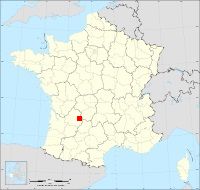 Localisation de Auriac-du-Périgord, code postal 24290