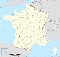 Localisation de Bonneville-et-Saint-Avit-de-Fumadières, code postal 24230