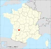 Localisation de Périgueux, code postal 24000