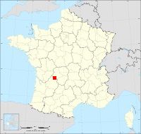 Localisation de Saint-Priest-les-Fougères, code postal 24450