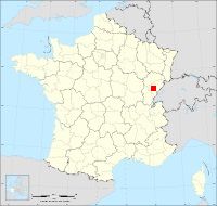 Localisation de Charbonnières-les-Sapins, code postal 25620