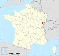 Localisation de Hyèvre-Paroisse, code postal 25110