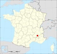 Localisation de Saint-Benoit-en-Diois, code postal 26340