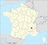 Localisation de Saint-Nazaire-en-Royans, code postal 26190