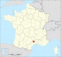 Localisation de Avèze, code postal 30120