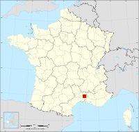 Localisation de Sanilhac-Sagriès, code postal 30700