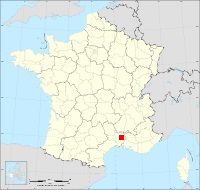 Localisation de Uzès, code postal 30700