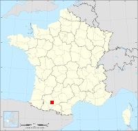 Localisation de Frontignan-Savès, code postal 31230