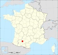 Localisation de Laréole, code postal 31480