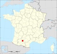 Localisation de Lévignac, code postal 31530