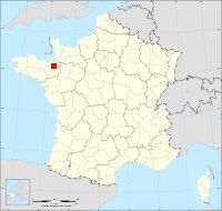 Localisation de Andouillé-Neuville, code postal 35250