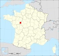 Localisation de Avrillé-les-Ponceaux, code postal 37340