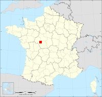 Localisation de Sennevières, code postal 37600