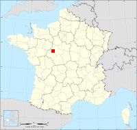 Localisation de Villedômer, code postal 37110