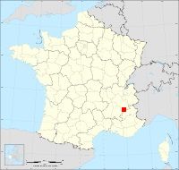 Localisation de Saint-Sébastien, code postal 38710