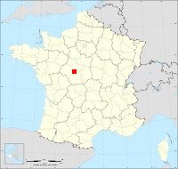 Localisation de Châteauvieux, code postal 41110