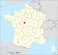 Localisation de Chémery, code postal 41700