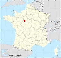 Localisation de Lignières, code postal 41160