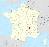 Localisation de Chambon-Feugerolles, code postal 42500