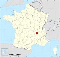 Localisation de Châteauneuf, code postal 42800