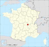 Localisation de Pacaudière, code postal 42310