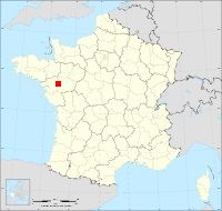 Localisation de Pouillé-les-Côteaux, code postal 44522