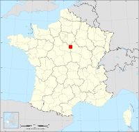 Localisation de Château-Renard, code postal 45220